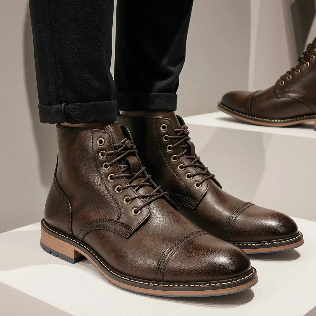 Boots Military Strong Wear-Resistant Outdoor Breathable Boots Army by PETAL & GLOW