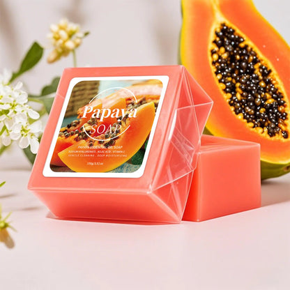 Papaya & Coconut Goat Milk Brightening Soap 100g