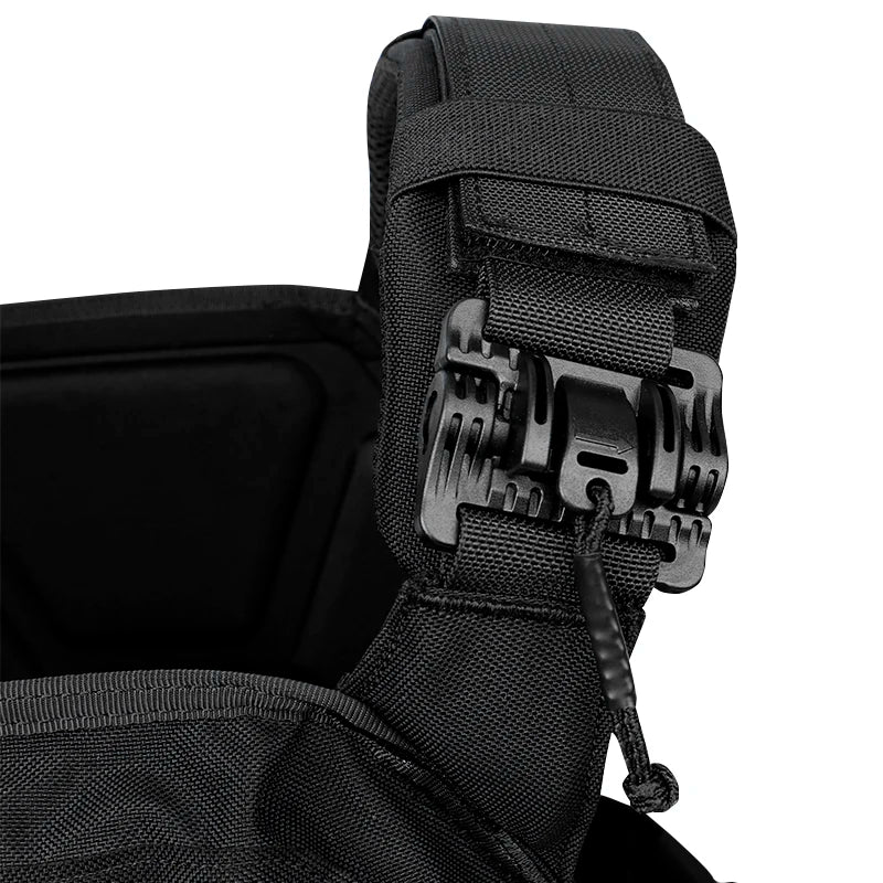 Artex New combat vest 6094 quick detachable light laser cut tactical vest black gear to carry airsoft carrier combat equipment by PETAL & GLOW