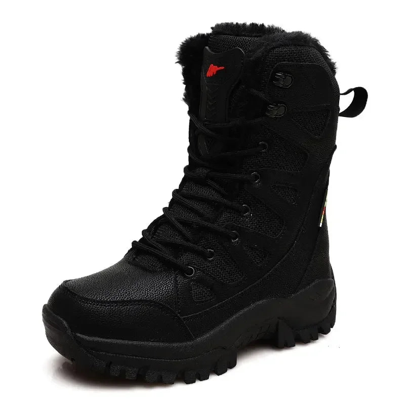 Men Male Masculine Botas Tacticas Hombre Militar Masculine SneakerMotorcycle Ankle Combat Boots Black Botas Militares Hombre by PETAL & GLOW