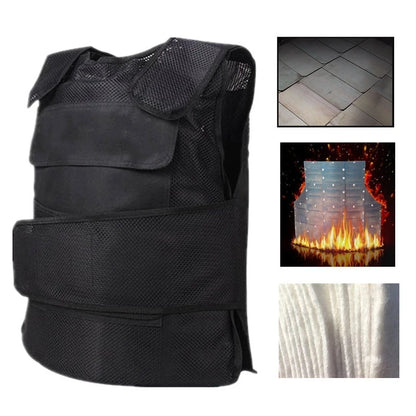 High Manganese Steel Hard Anti-stab Vest Outdoor Body Security Helmet Armor Tactic Military Stimulate Vest Defence Thorn Clothes by PETAL & GLOW