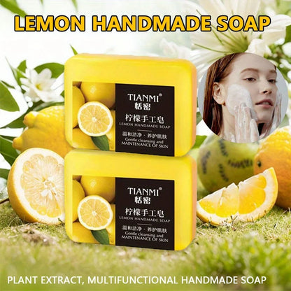 Lemon Handmade Soap, Moisturizing and cleansing