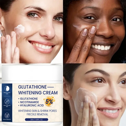 Whitening Face Cream, Reduce Dark Spots, Sun Spots, Melanin, With Collagen, Glutathione, Even Skin Tone For All Skin Types by PETAL & GLOW