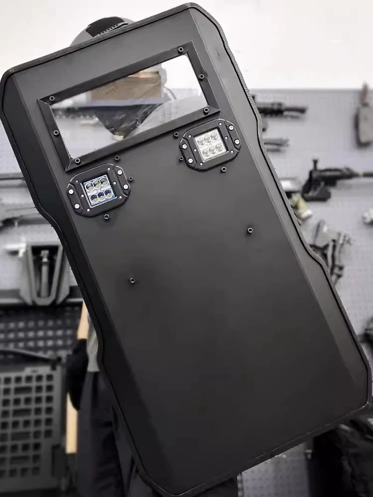 High-strength ABS Impact-resistant Flash Shield Live CS Riot Shield Cos Shield Prop Equipment Can Be Customized by PETAL & GLOW