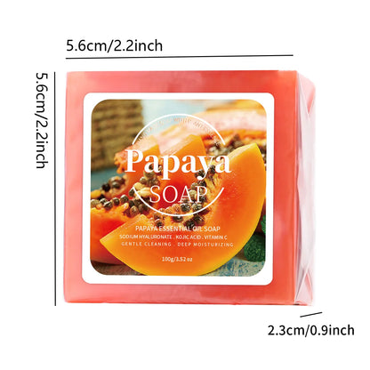 Papaya & Coconut Goat Milk Brightening Soap 100g