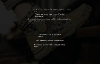 Military Boots for Men Autumn High Top Camouflage Desert Casual Flats Mens Boot Breathable Non Slip Work Shoes Zapatillas Hombre by PETAL & GLOW