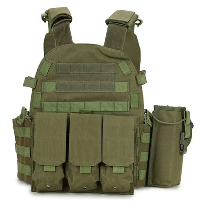 2026 Military Tactical Vest Body Armor Combat Army Gear Hunting Plate Carrier Airsoft Accessories Wargame Pouch Vest by PETAL & GLOW