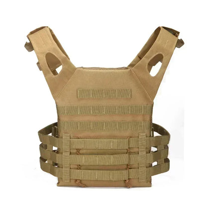 Nylon Tactical Vest Body Armor Hunting Carrier Airsoft Accessories Combat MOLLE Camo Vests by PETAL & GLOW