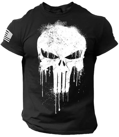 Men's T shirt for men 3D Print Patriotic Dropped T Shirt Oversized Short-Sleeved Sportswear Men Clothing Top Tees