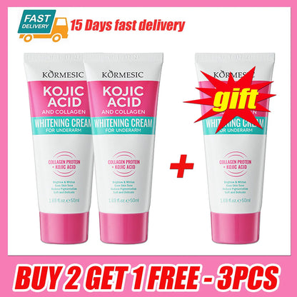 Whitening Cream Private Parts Underarm Bleach Serum Butt Knee Brighten Inner Thigh Intimate Parts Dark Remove Melanin Body Care by PETAL & GLOW
