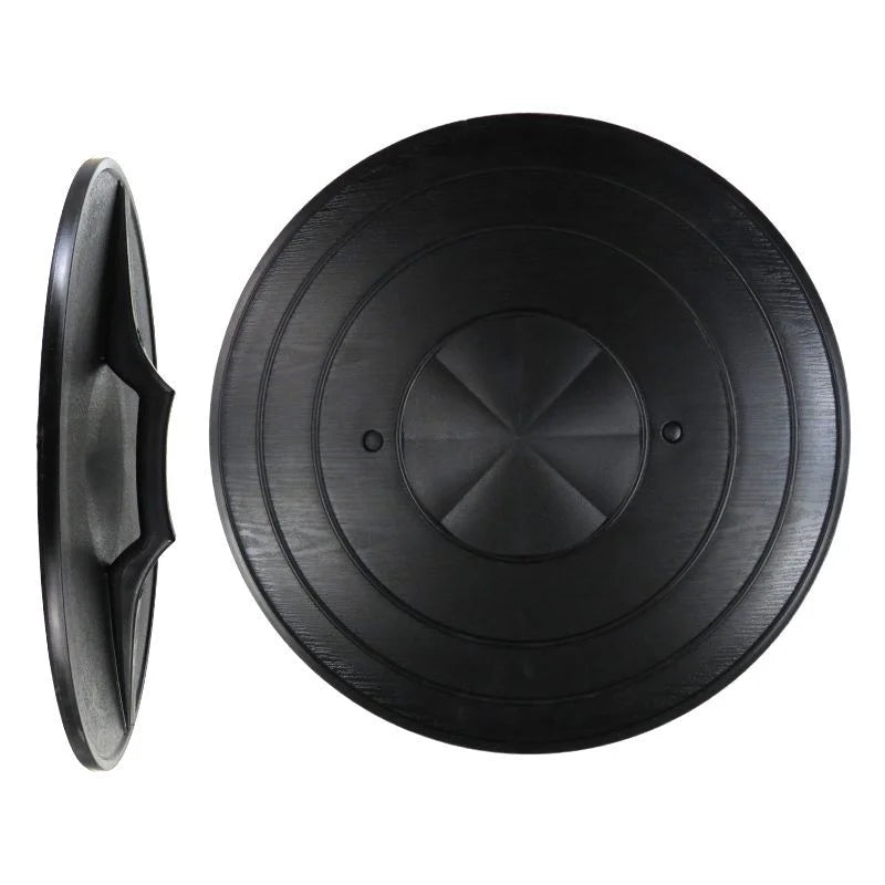 Round Anti-riot Shield Self Defense Gadgets Strong Durable Personal Security Protection Equipment For CS COS Training by PETAL & GLOW