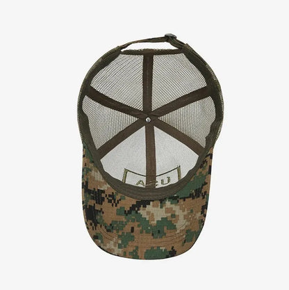 Spring And Summer New Mesh Breathable Personality Sticker Embroidery Women's Baseball Cap Mesh Hat Men's Outdoor Sunscreen Cap