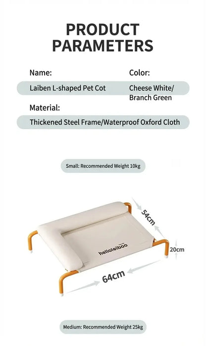 Eelhoe All Seasons Dog Camping Bed Removable Washable Off The Ground