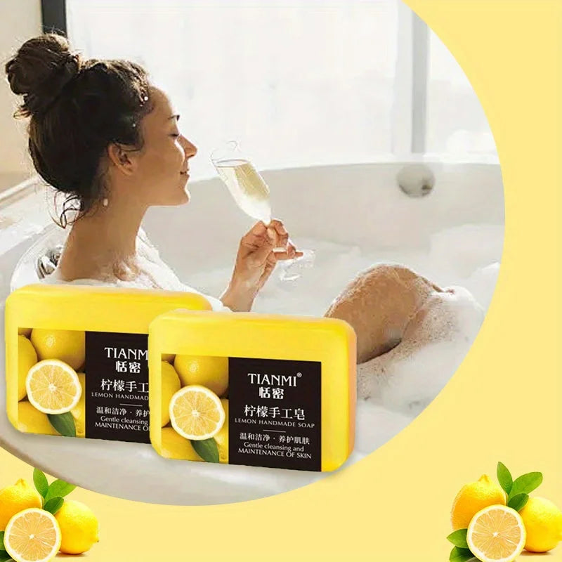 Lemon Handmade Soap, Moisturizing and cleansing