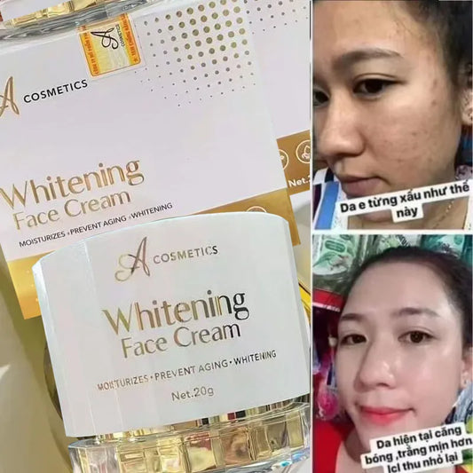 20g Whitening Face Cream Nam Tan Nhang Ngan Ngua Mun Tham Whitening Brightening Skin Care 20ml by PETAL & GLOW