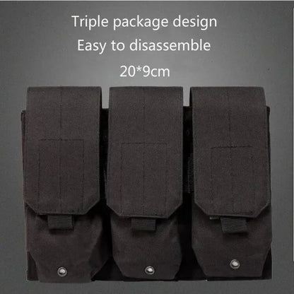 6094 Military Tactical Vest Body Armor Combat Army CS Gear Hunting Plate Carrier Airsoft Accessories Wargame Pouch Molle Vest by PETAL & GLOW