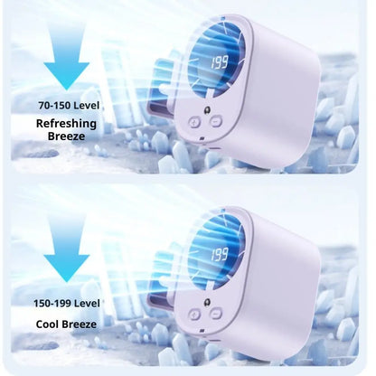 Fan Waist Hanging Neck Clip Handheld Small Fan Desktop Multifunctional High Wind Speed Small Fan