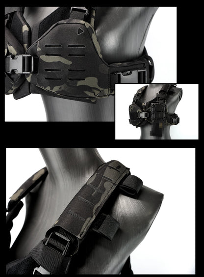 Tactical Bikini Armor Vest Women Protect Cosplay Plate Carrier Molle Lady Sexy Hunting Equipment Lightweight Camping Outdoor by PETAL & GLOW