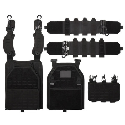YAKEDA Tactical Vest Outdoor Hunting Plate Carrier Protective Adjustable Vest Airsoft Carrier Combat Equipment 6094 Vest by PETAL & GLOW