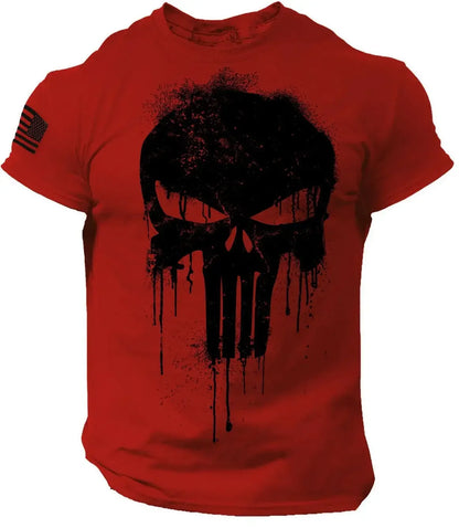 Men's T shirt for men 3D Print Patriotic Dropped T Shirt Oversized Short-Sleeved Sportswear Men Clothing Top Tees