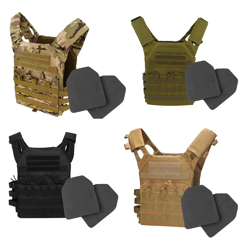 600D Body Armor Molle Hunting Lightweight Plate Carrier JPC tactical Vest With EVA Foam Board CS Game Jungle Security Equipment by PETAL & GLOW