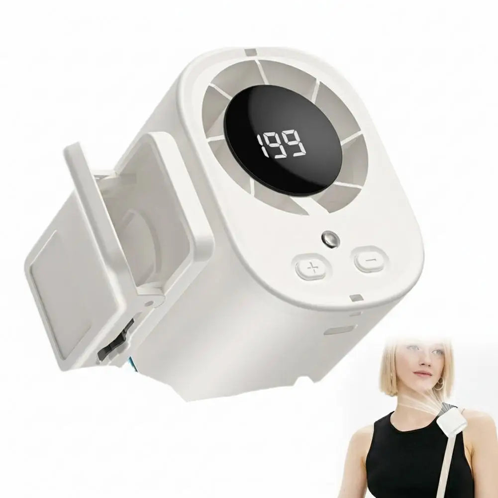 Fan Waist Hanging Neck Clip Handheld Small Fan Desktop Multifunctional High Wind Speed Small Fan