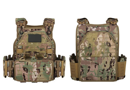 YAKEDA Tactical Vest Outdoor Hunting Plate Carrier Protective Adjustable Vest Airsoft Carrier Combat Equipment 6094 Vest by PETAL & GLOW
