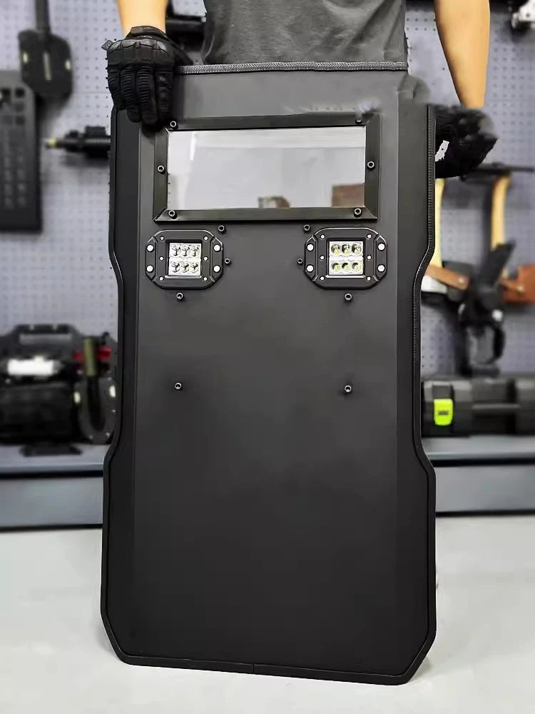 High-strength ABS Impact-resistant Flash Shield Live CS Riot Shield Cos Shield Prop Equipment Can Be Customized by PETAL & GLOW