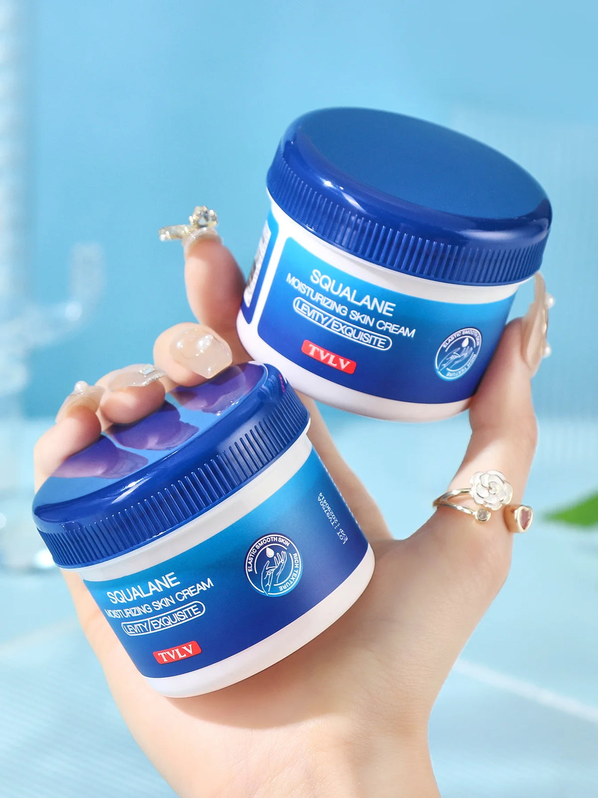 Ultra-Nourishing Squalane Cream for Dry Rough Skin Deeply Moisturizing Prevents Cracking Dryness Refreshing But Not Greasy