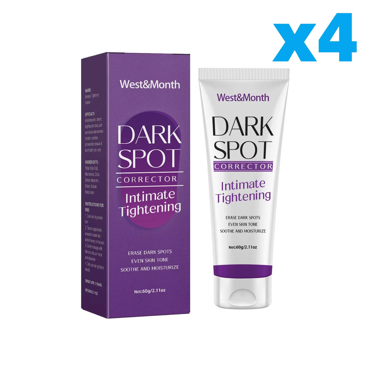 Body Whitening Cream Fade Joint Elbow Knee Armpit Pigmentation Underarm Melanin Bleaching Moisturizing Dark Spot Corrector Cream by PETAL & GLOW