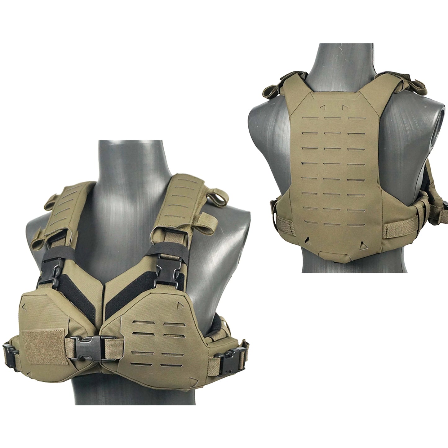Tactical Bikini Armor Vest Women Protect Cosplay Plate Carrier Molle Lady Sexy Hunting Equipment Lightweight Camping Outdoor by PETAL & GLOW