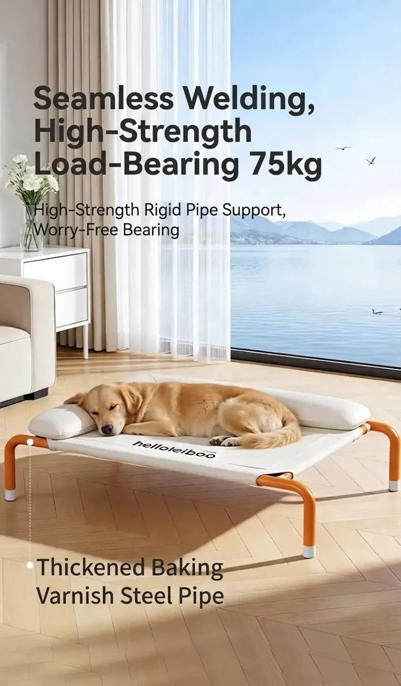 Eelhoe All Seasons Dog Camping Bed Removable Washable Off The Ground