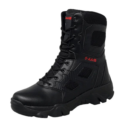 Men Male Masculine Botas Tacticas Hombre Militar Masculine SneakerMotorcycle Ankle Combat Boots Black Botas Militares Hombre by PETAL & GLOW