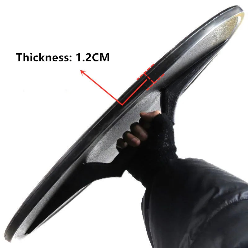 Round Anti-riot Shield Self Defense Gadgets Strong Durable Personal Security Protection Equipment For CS COS Training by PETAL & GLOW