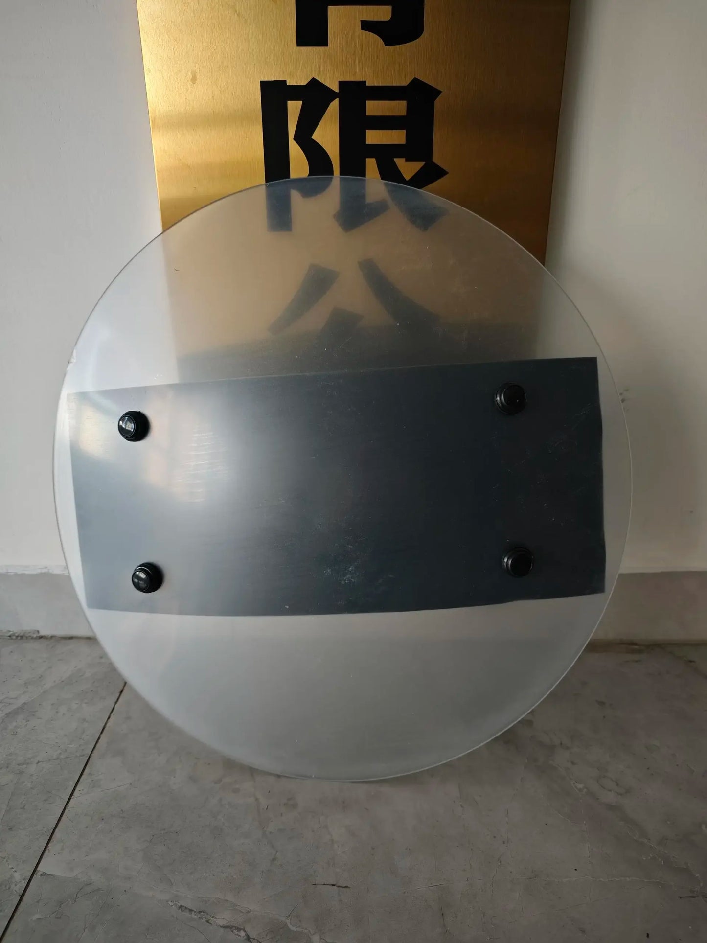 Riot Shield Security Handheld Transparent PC Square/Round Shield Campus Shield by PETAL & GLOW