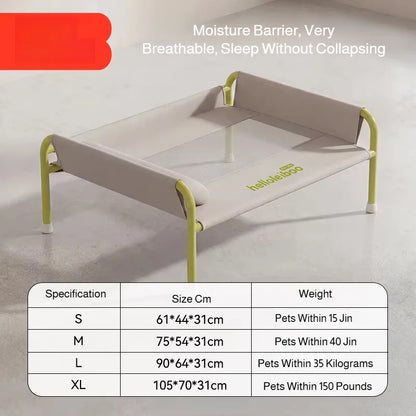 Eelhoe All Seasons Dog Camping Bed Removable Washable Off The Ground