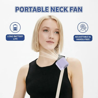 Fan Waist Hanging Neck Clip Handheld Small Fan Desktop Multifunctional High Wind Speed Small Fan
