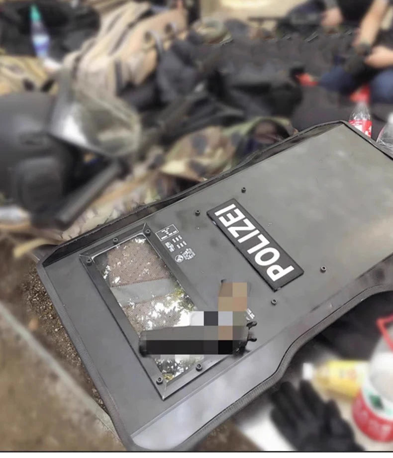 High-strength ABS Impact-resistant Flash Shield Live CS Riot Shield Cos Shield Prop Equipment Can Be Customized by PETAL & GLOW