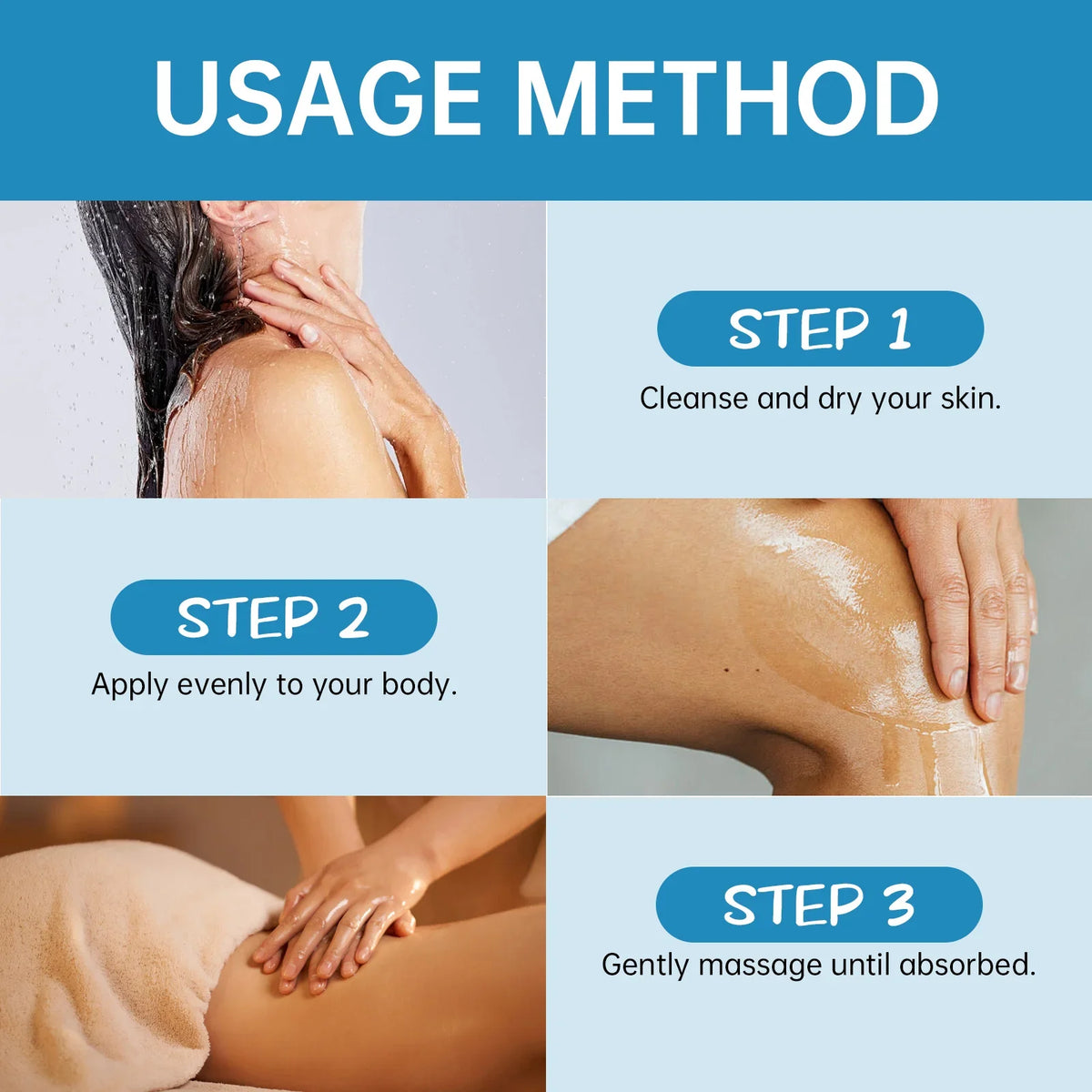 1-5pcs Stress Relief Body Oil with Vanilla - Deeply Moisturizes & Soothes Muscles, Herbal Formula for Relaxing Bath & Massage.