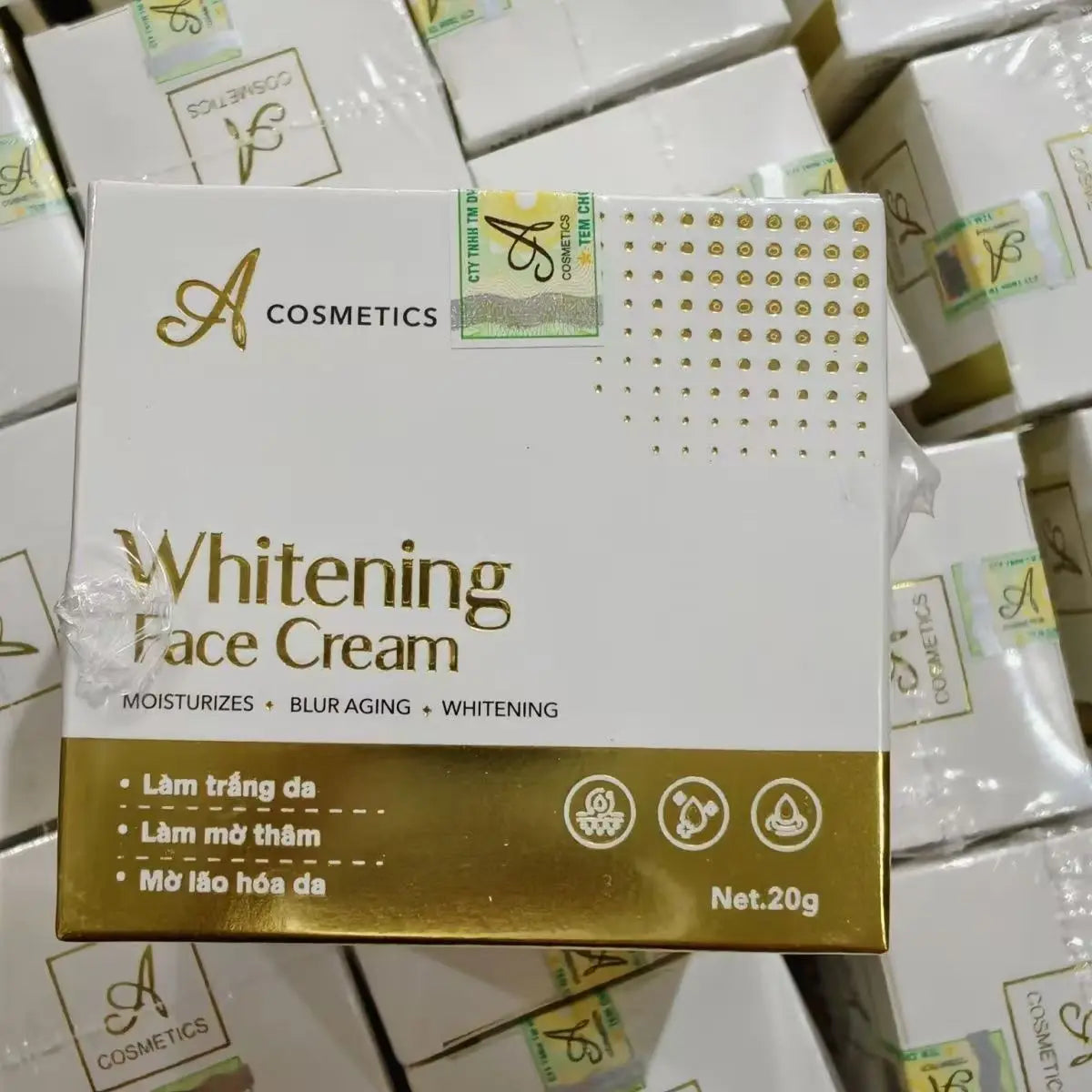 20g Whitening Face Cream Nam Tan Nhang Ngan Ngua Mun Tham Whitening Brightening Skin Care 20ml by PETAL & GLOW