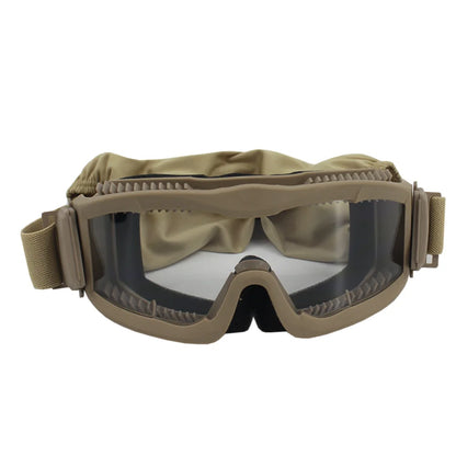 VULPO Tactical Goggles Airsoft Paintball Shooting Goggles Windproof Anti Fog Glasses Hiking Mountaineering Glasses by PETAL & GLOW