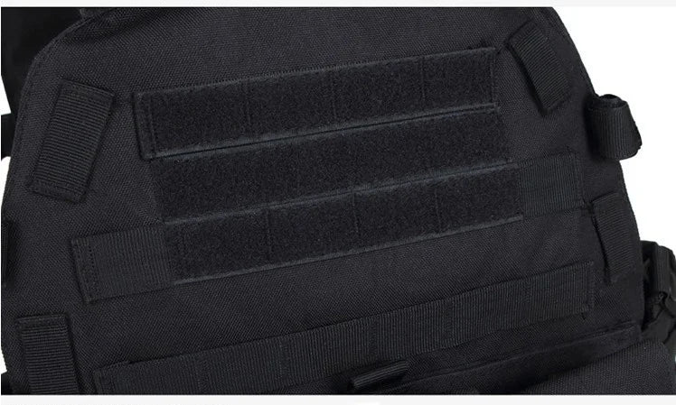 Adult Military Tactical Vest Body Armor Protection Plate Carrier Airsoft Accessories Outdoor Hunting Combat Equipment MOLLE Vest by PETAL & GLOW