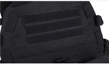 Adult Military Tactical Vest Body Armor Protection Plate Carrier Airsoft Accessories Outdoor Hunting Combat Equipment MOLLE Vest by PETAL & GLOW