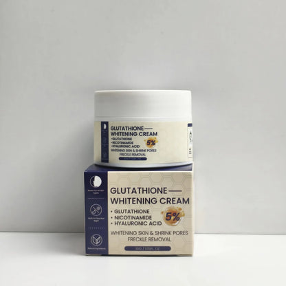 Whitening Face Cream, Reduce Dark Spots, Sun Spots, Melanin, With Collagen, Glutathione, Even Skin Tone For All Skin Types by PETAL & GLOW