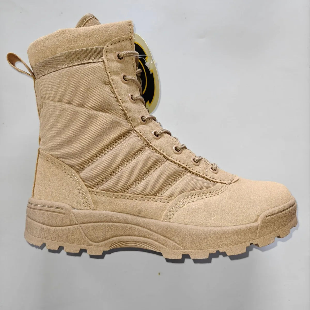 Tactical Military Boots Waterproof Special Force Desert Combat Army Boots Outdoor Hiking Ankle Boots for Men Ensure Safety Shoes by PETAL & GLOW