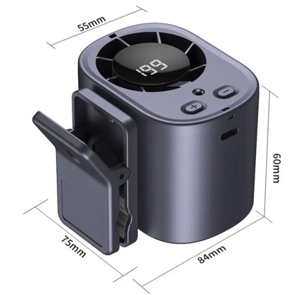 Fan Waist Hanging Neck Clip Handheld Small Fan Desktop Multifunctional High Wind Speed Small Fan