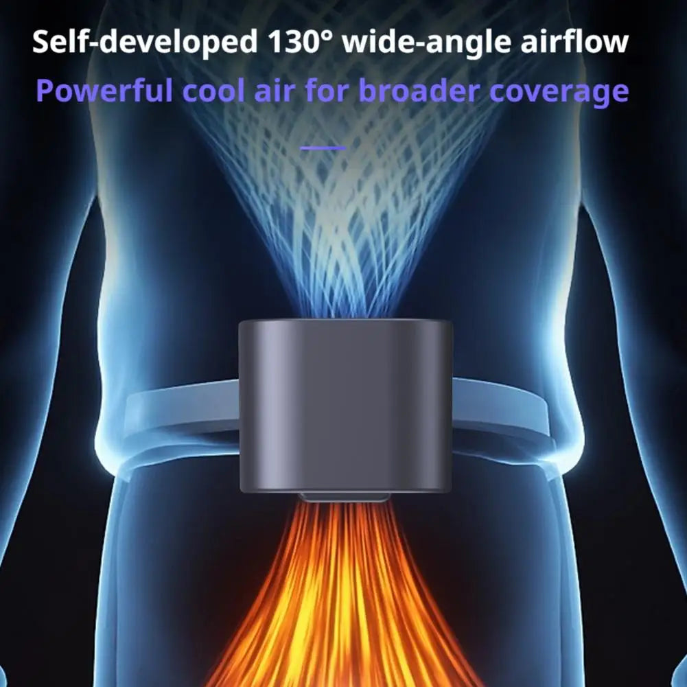 Fan Waist Hanging Neck Clip Handheld Small Fan Desktop Multifunctional High Wind Speed Small Fan