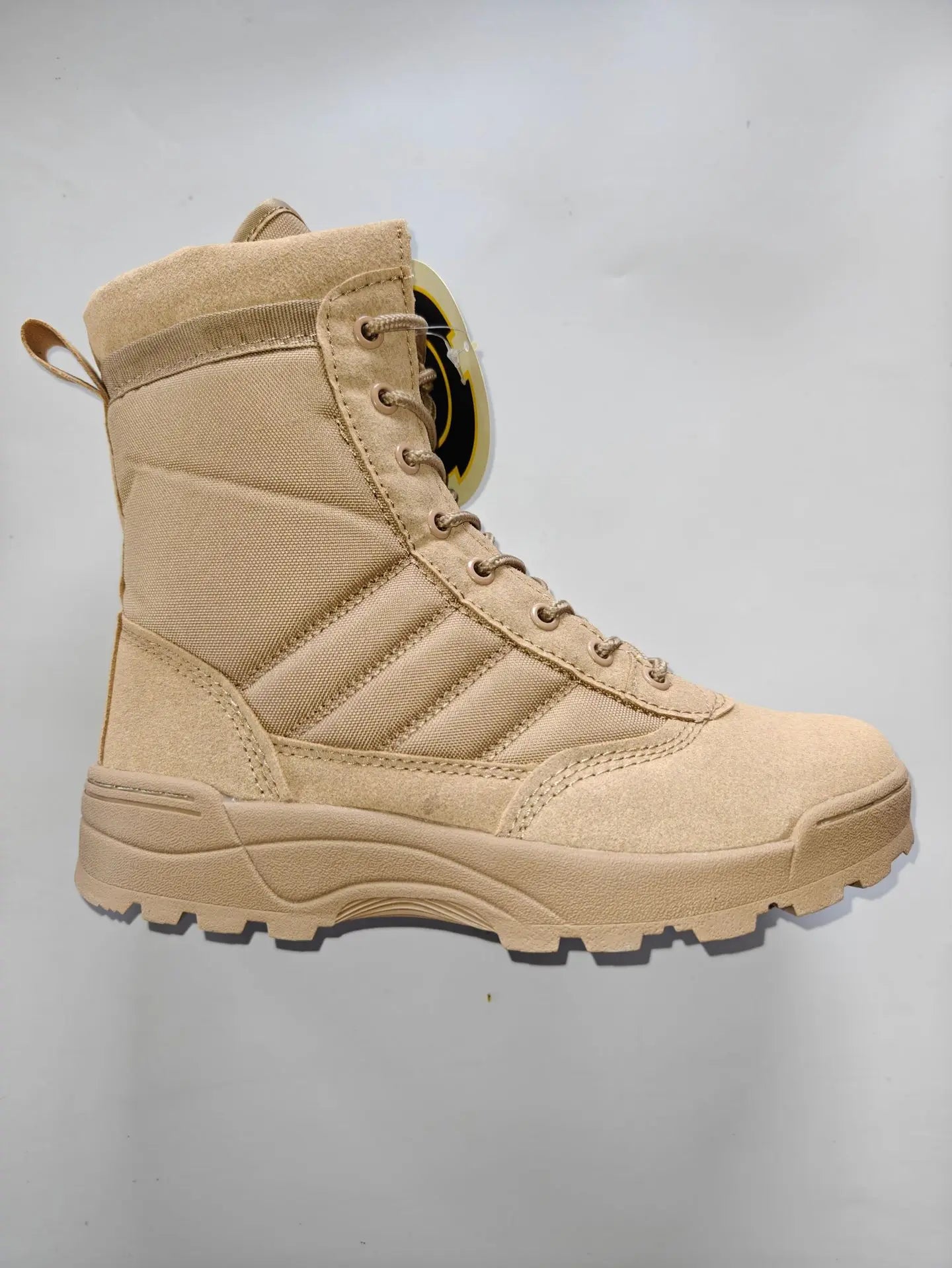 Tactical Military Boots Waterproof Special Force Desert Combat Army Boots Outdoor Hiking Ankle Boots for Men Ensure Safety Shoes by PETAL & GLOW