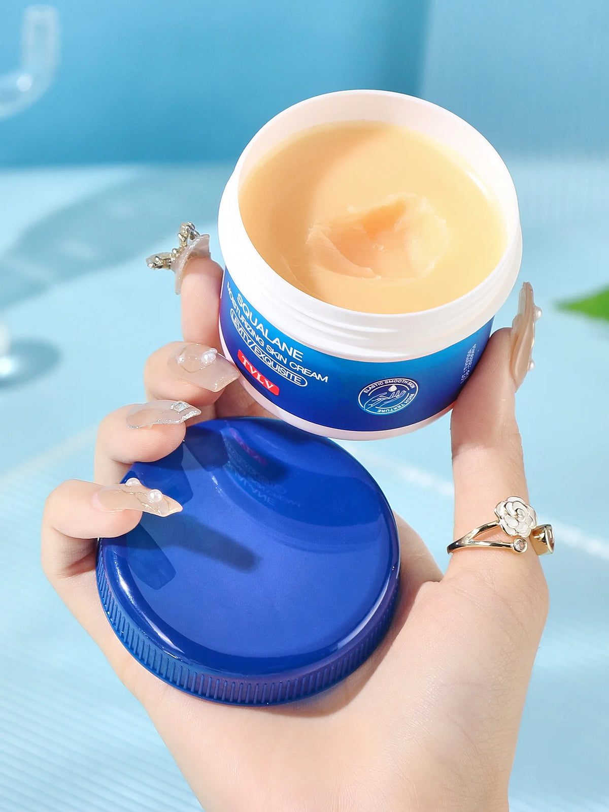 Ultra-Nourishing Squalane Cream for Dry Rough Skin Deeply Moisturizing Prevents Cracking Dryness Refreshing But Not Greasy