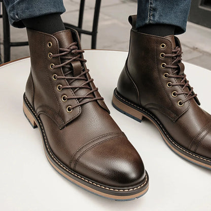 Boots Military Strong Wear-Resistant Outdoor Breathable Boots Army by PETAL & GLOW